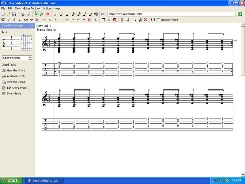 Guitar Sidekick Screenshot